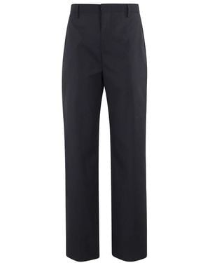 BRIGLIA Straight Pants - Blue