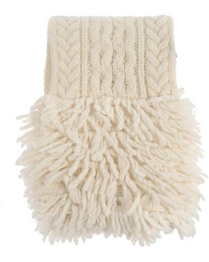 Moncler Tricot Sjaal - Naturel