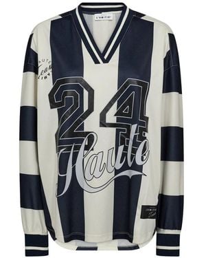 Haute L'Amitié Long Sleeve T-Shirts - Blue