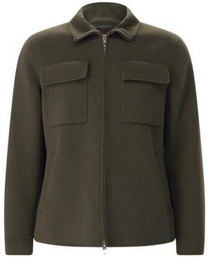 Montecore Truien & Vesten ,Groen ,Kasjmier Cashmere Jas