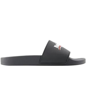 Balenciaga Sliders - Negro