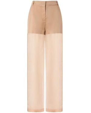 Pinko Straight Trousers - Neutro