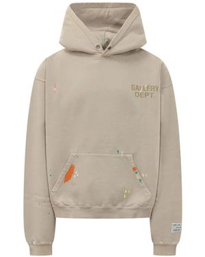 GALLERY DEPT. Hoodies & Sweatvesten ,Gd Paint Logo Hoodie - Grijs