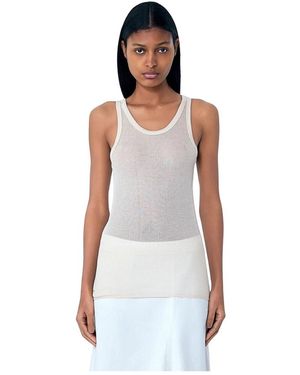 Lemaire Sleeveless Tops - White
