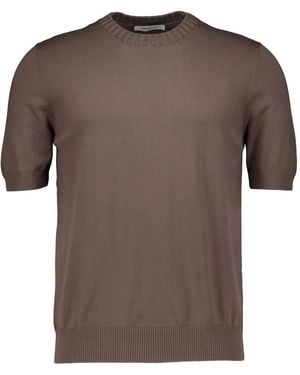 Gran Sasso Round-Neck Knitwear - Brown