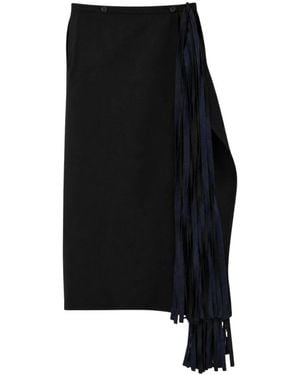 Carven Rokken ,Zwart ,Sk 459 Ribbon Rok