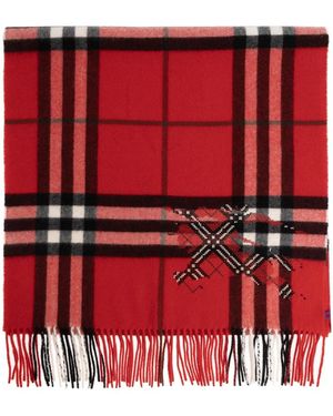 Burberry Winter Scarves - Red
