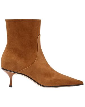 SCAROSSO Schoenen ,Bruin ,Leer Jamie Ankle Boot