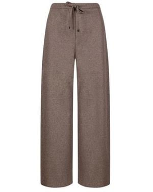 Max Mara Wide Trousers - Marrón