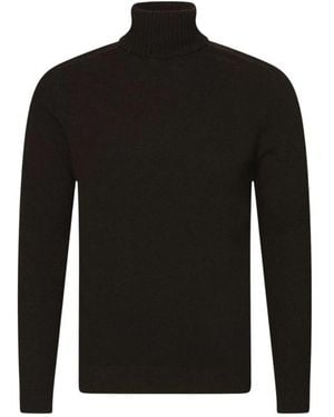 Oscar Jacobson Turtlenecks - Black