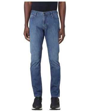 Emporio Armani Slim-Fit Jeans - Blue