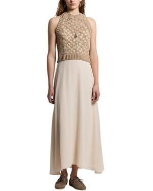 Peserico Midi Dresses - Natural