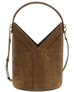 Saint Laurent Bucket Bags - Marrón