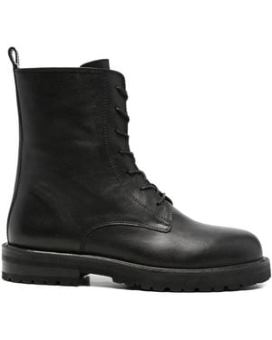 ADRIANNA FERETTI Lace-Up Boots - Black