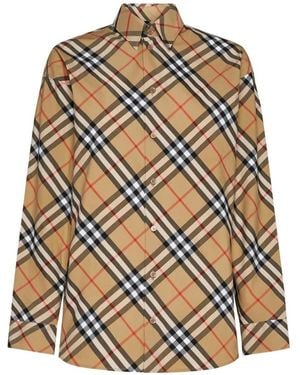 Burberry Shirts - Marrón