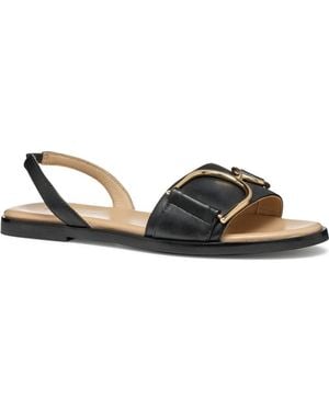 Geox Flat Sandals - Black