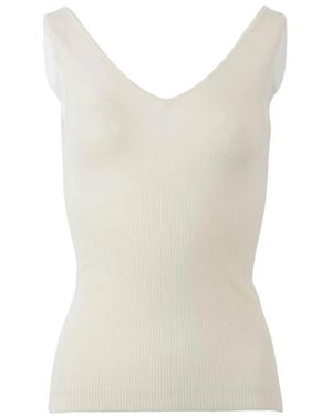Crush Sleeveless Tops - Blanco
