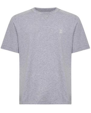 Brunello Cucinelli T-Shirts - Grey