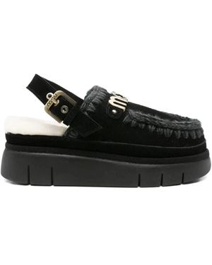 Mou Bounce Clog Back Strap - Schwarz