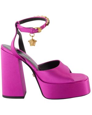 Versace Sandali con plateau medusa aevitas - Viola