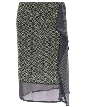 Dries Van Noten Midi Skirts - Gris
