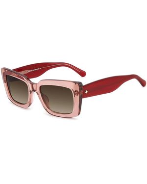 Kate Spade Roze/Bruin Getinte Zonnebril Cailin 2/S - Rood