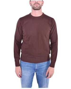 Mc2 Saint Barth Merino Cashmere Rundhalspullover - Rot