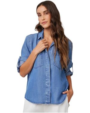 Bella Dahl Denim Shirts - Blu