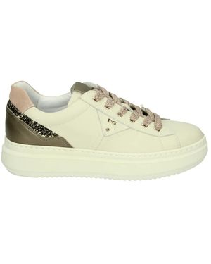 Nero Giardini Lage Sportieve Damesschoenen - Naturel