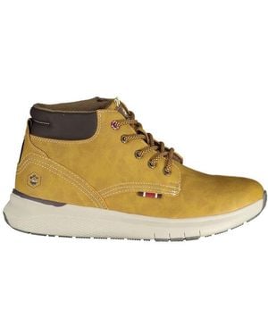 Lumberjack Lace-Up Boots - Yellow