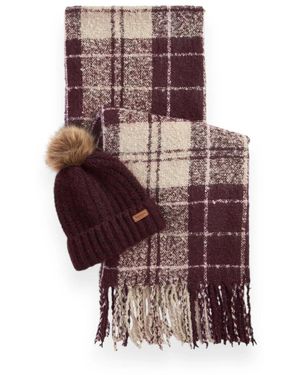 Barbour Winter Scarves - Rouge