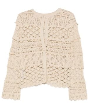 Semicouture Sweaters Wit - Naturel