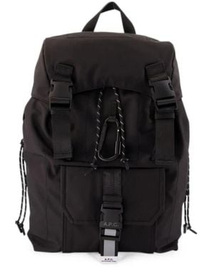 A.P.C. Backpacks - Black