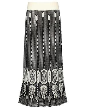 Johanna Ortiz Midi Skirts - Black