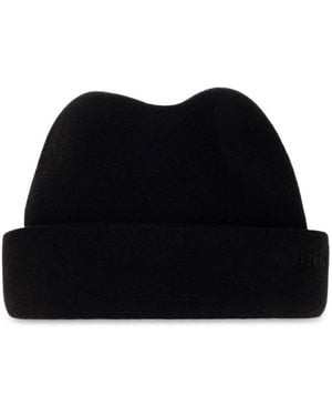 Balenciaga Bestickter Logo-Hut - Schwarz