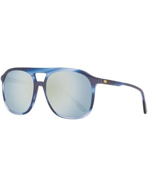Helly Hansen Accessoires ,Blauw ,Blauwe Plastic Zonnebril Stijlvol Model