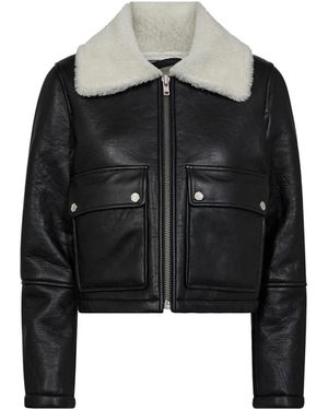 Haute L'Amitié Leather Jackets - Black