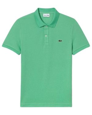 Lacoste Slimfit multicolor polo - Grün