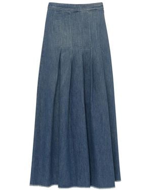 Nine:inthe:morning Denim Skirts - Blue