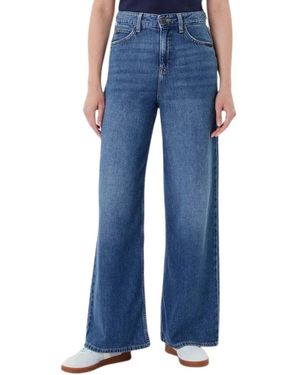 Lee Jeans Wijde Jeans - Blauw