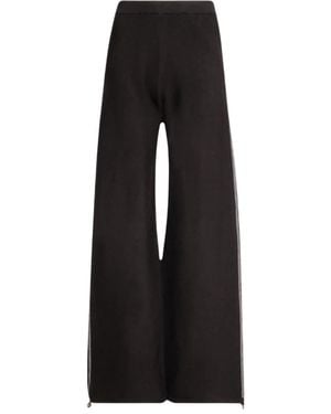 Fracomina Wide Trousers - Black