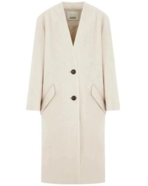 Isabel Marant Single-Breasted Coats - White