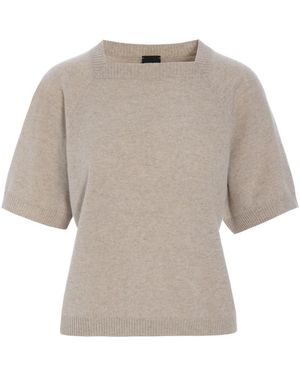 Bitte Kai Rand Truien & Vesten ,Cloud Cashmere Blouse Met Korte Mouwen - Grijs