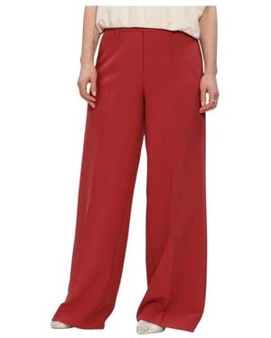 Summum Broeken ,Rood ,Polyester Foam Uni Broeken