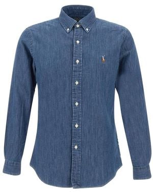 Polo Ralph Lauren Denim Shirts - Blue