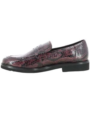 Gabor Schoenen ,Rood ,Leer Loafer - Bruin