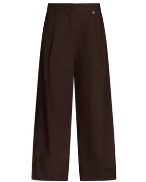 Liu Jo Wide Trousers - Brown