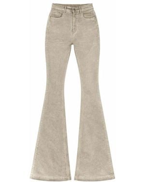 Rick Owens Flared Jeans - Gris