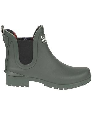 Barbour Wilton Chelsea Regenstiefel - Grün