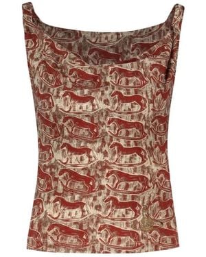Vivienne Westwood Sleeveless Tops - Marrone